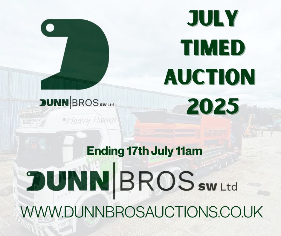 Bidspotter TIMED Commercial,  Plant, Machinery and Agricultural Equipment - TIMED July 2025